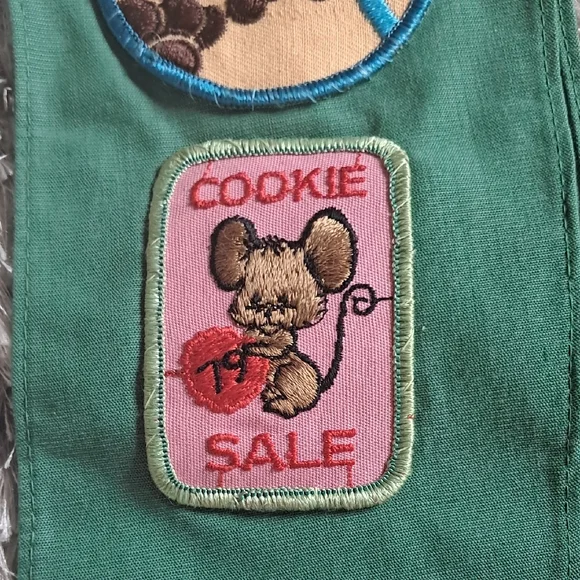 Green Kids Scout Badge Sash